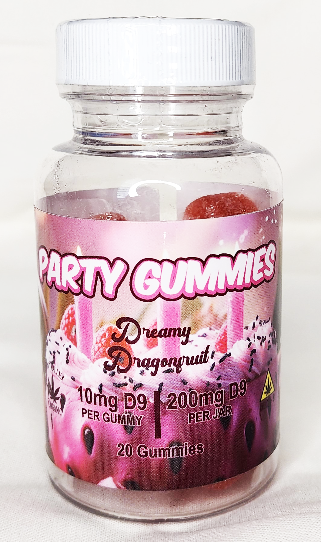 Dreamy Dragonfruit Party Gummies – 10mg Legal Delta‑9 THC (20ct)
