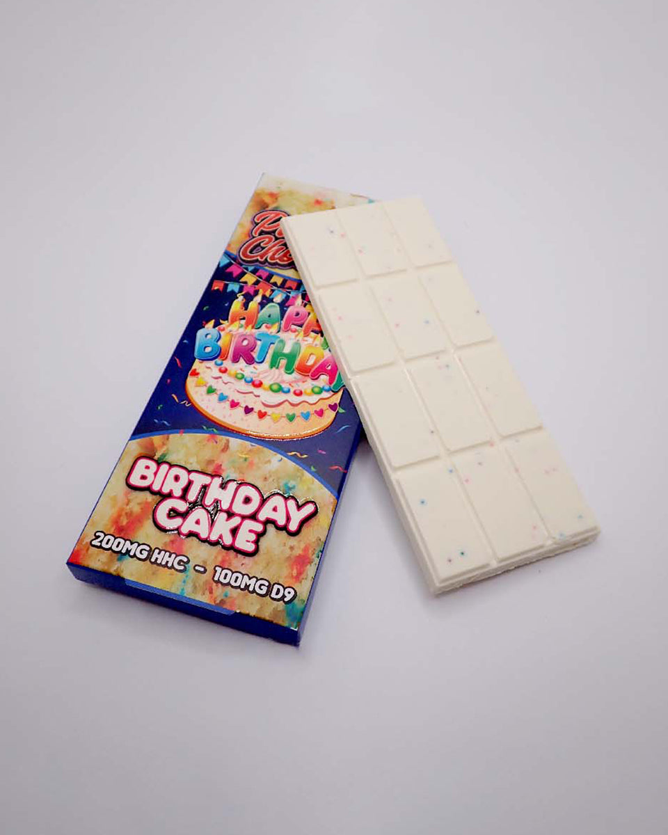 Birthday Cake Chocolate Bar – 100mg Delta-9 THC from Hemp