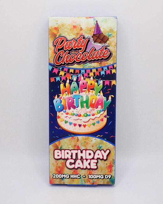 Birthday Cake Chocolate Bar 200mg HHC 100mg Delta 9